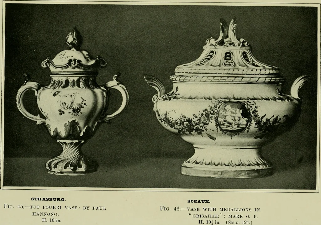 An illustration from A history and description of the old French faïence : with an account of the revival of faïence painting in France, 1903, leaf 294