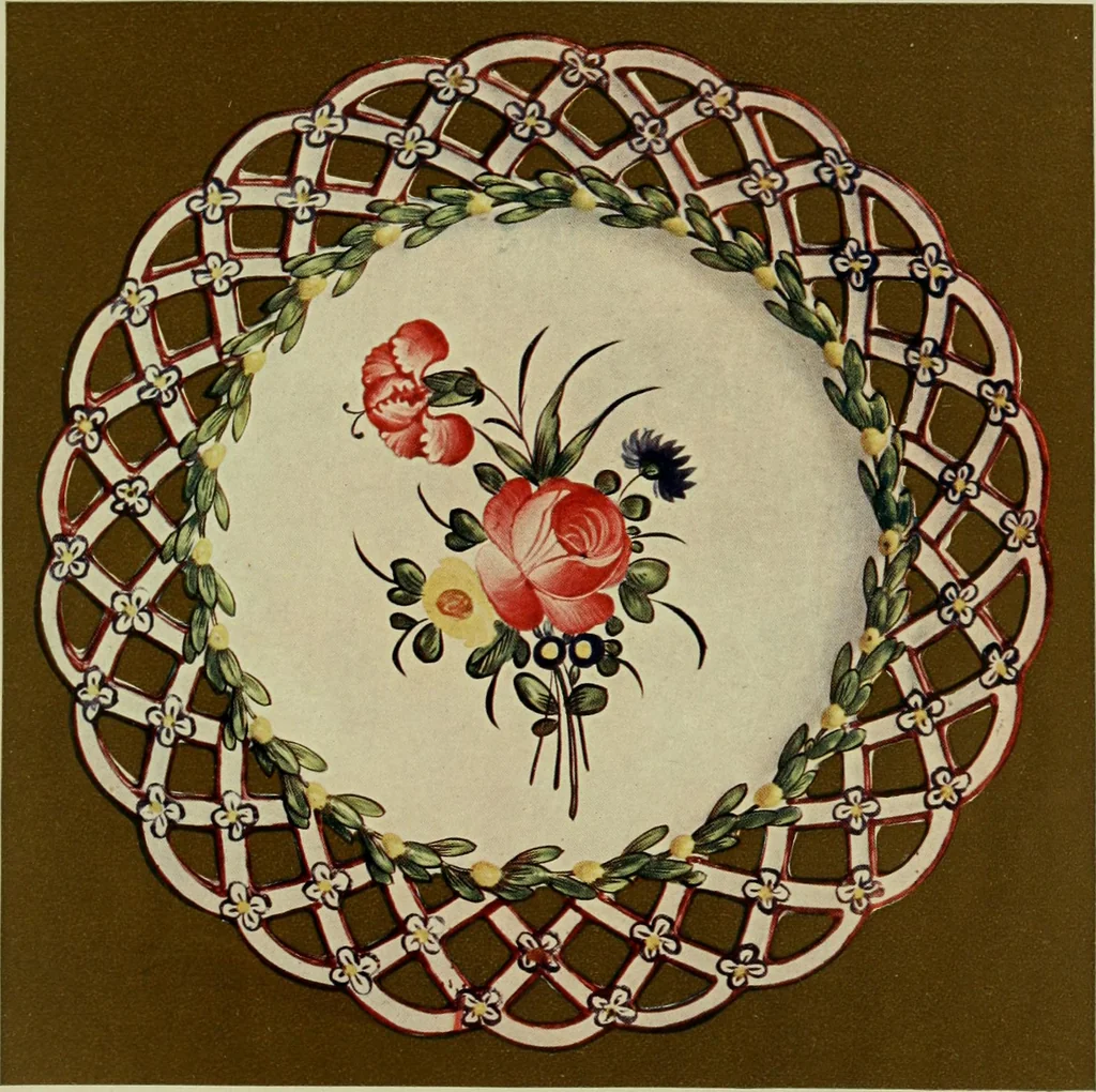 An illustration from A history and description of the old French faïence : with an account of the revival of faïence painting in France, 1903, leaf 300