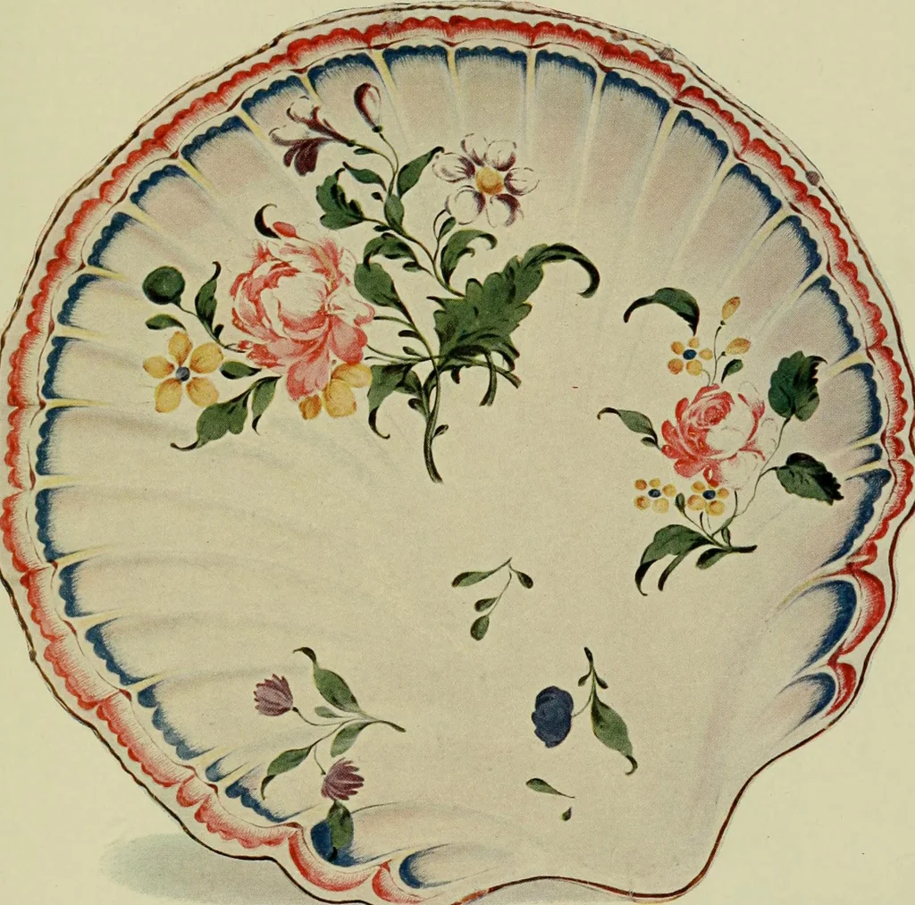 An illustration from A history and description of the old French faïence : with an account of the revival of faïence painting in France, 1903, leaf 312
