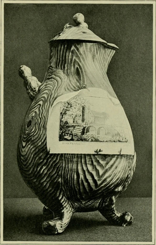 An illustration from A history and description of the old French faïence : with an account of the revival of faïence painting in France, 1903, leaf 314