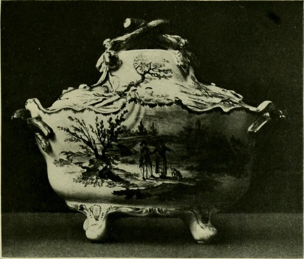 An illustration from A history and description of the old French faïence : with an account of the revival of faïence painting in France, 1903, leaf 330