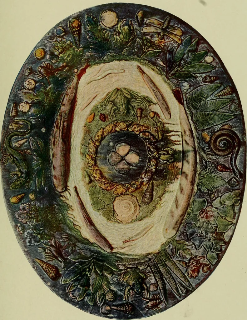An illustration from A history and description of the old French faïence : with an account of the revival of faïence painting in France, 1903, leaf 78