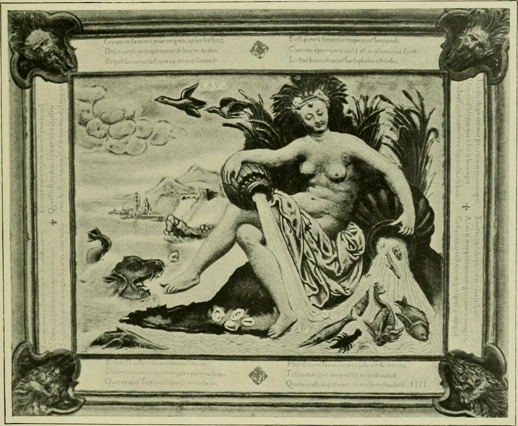 An illustration from A history and description of the old French faïence : with an account of the revival of faïence painting in France, 1903, leaf 80