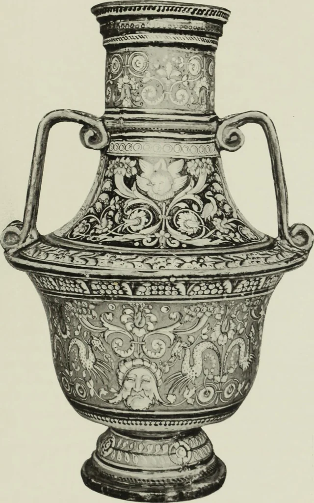 An illustration from A history and description of Italian majolica, 1907, leaf 150