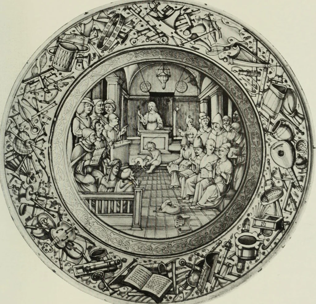 An illustration from A history and description of Italian majolica, 1907, leaf 152
