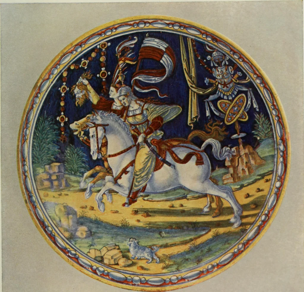 An illustration from A history and description of Italian majolica, 1907, leaf 170