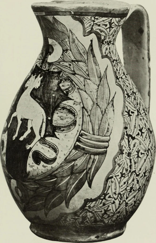 An illustration from A history and description of Italian majolica, 1907, leaf 190