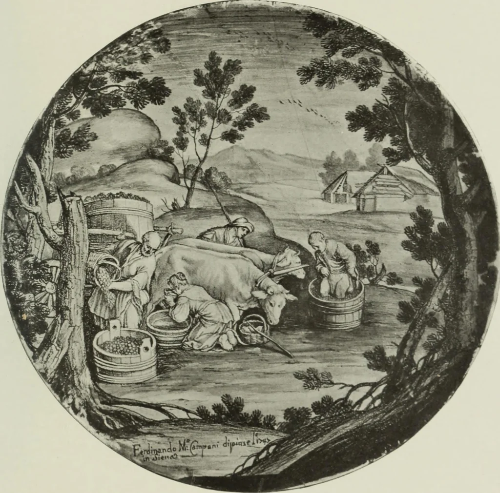 An illustration from A history and description of Italian majolica, 1907, leaf 202