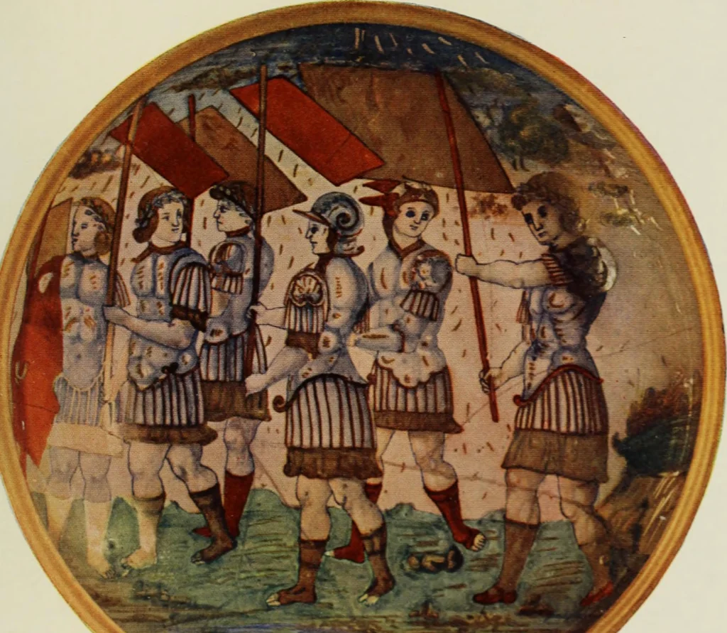 An illustration from A history and description of Italian majolica, 1907, leaf 246
