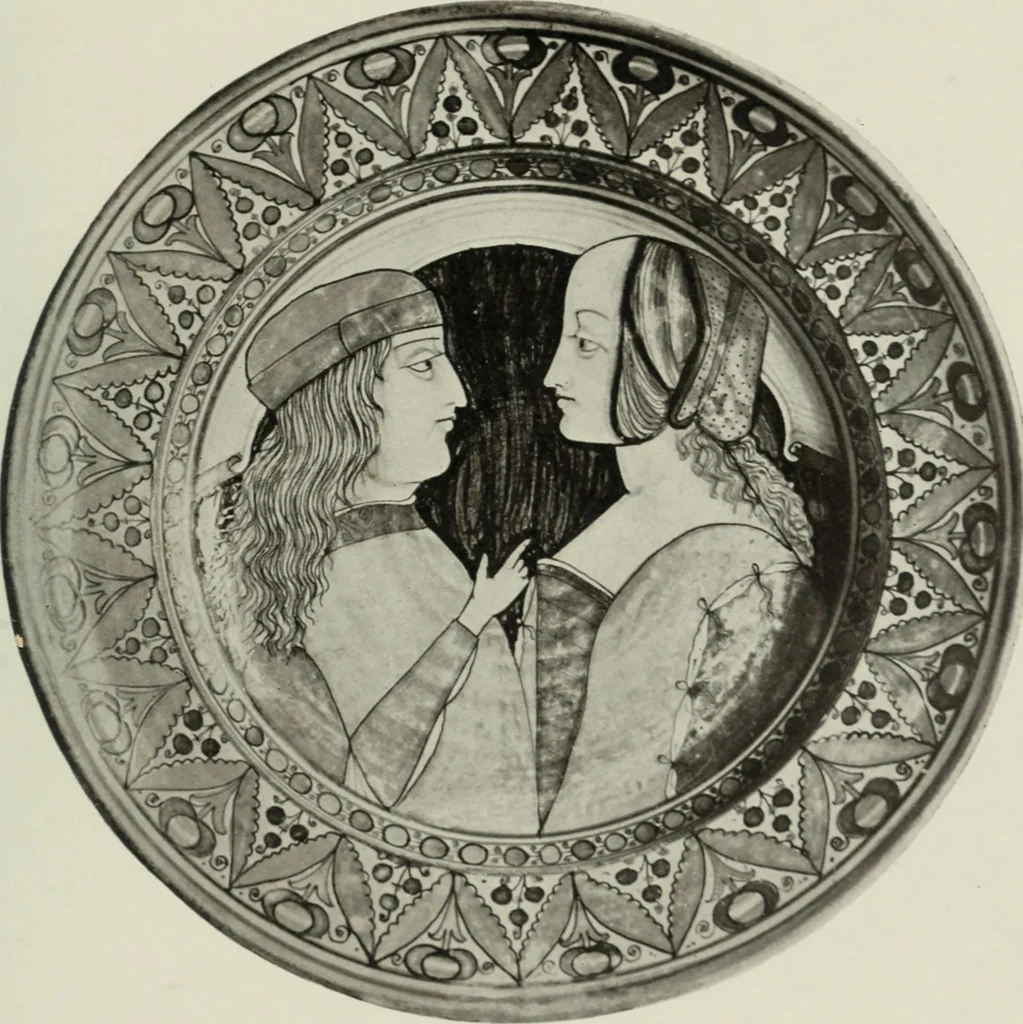 An illustration from A history and description of Italian majolica, 1907, leaf 248