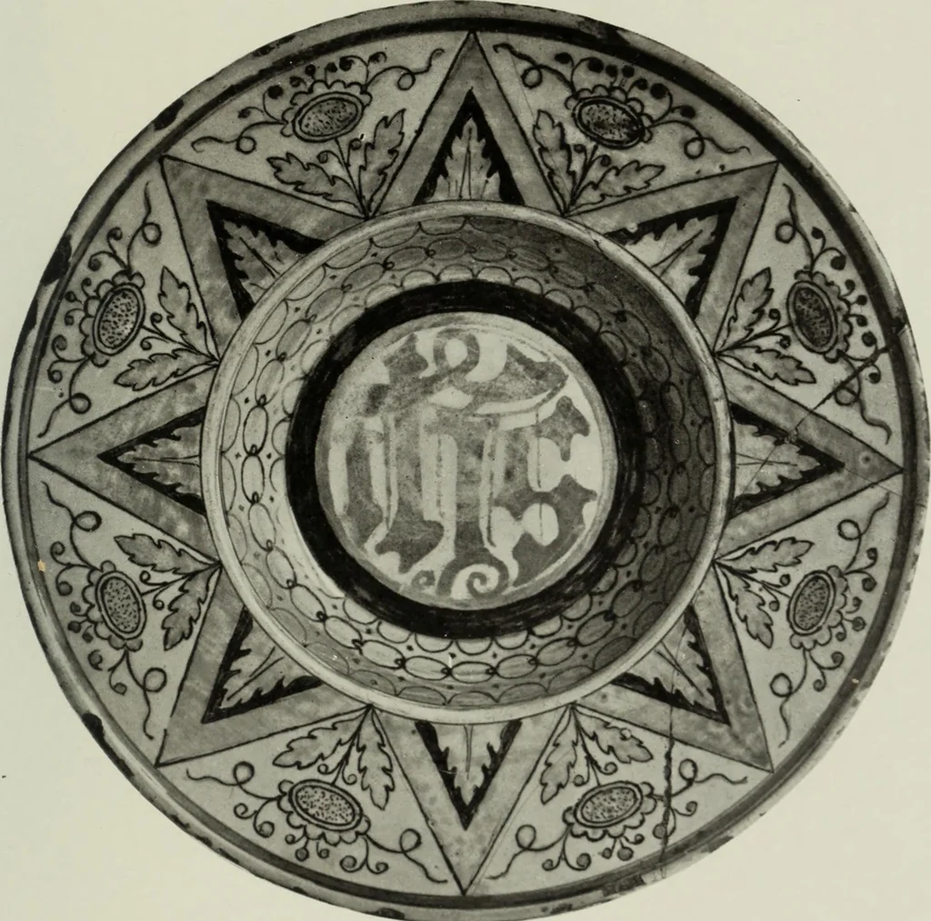 An illustration from A history and description of Italian majolica, 1907, leaf 250