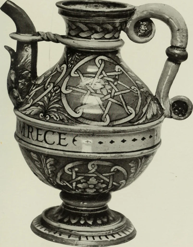 An illustration from A history and description of Italian majolica, 1907, leaf 258