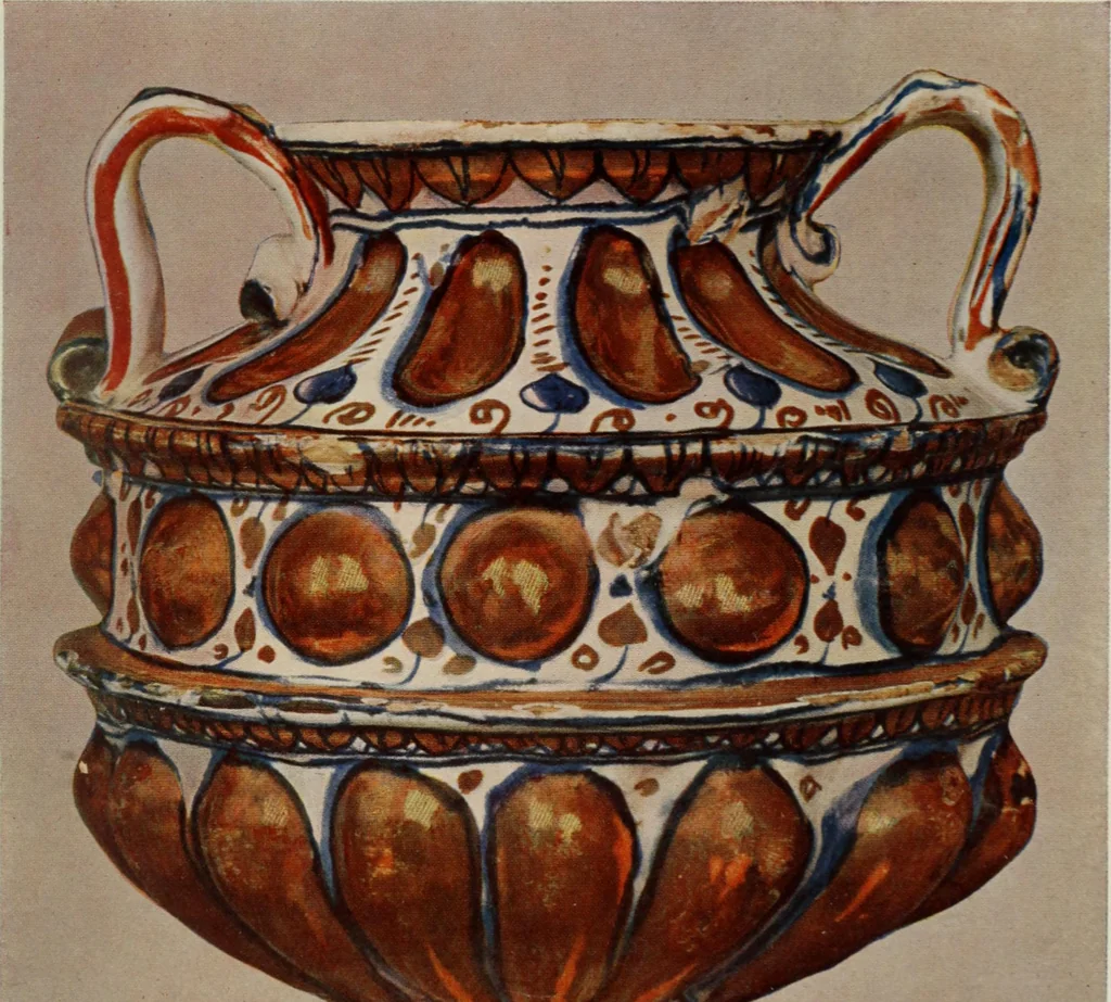 An illustration from A history and description of Italian majolica, 1907, leaf 268