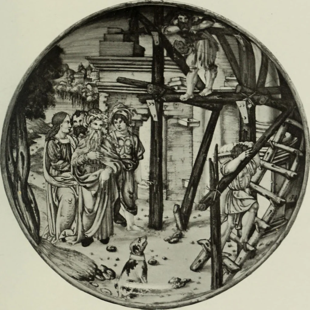 An illustration from A history and description of Italian majolica, 1907, leaf 292