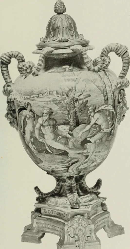 An illustration from A history and description of Italian majolica, 1907, leaf 320