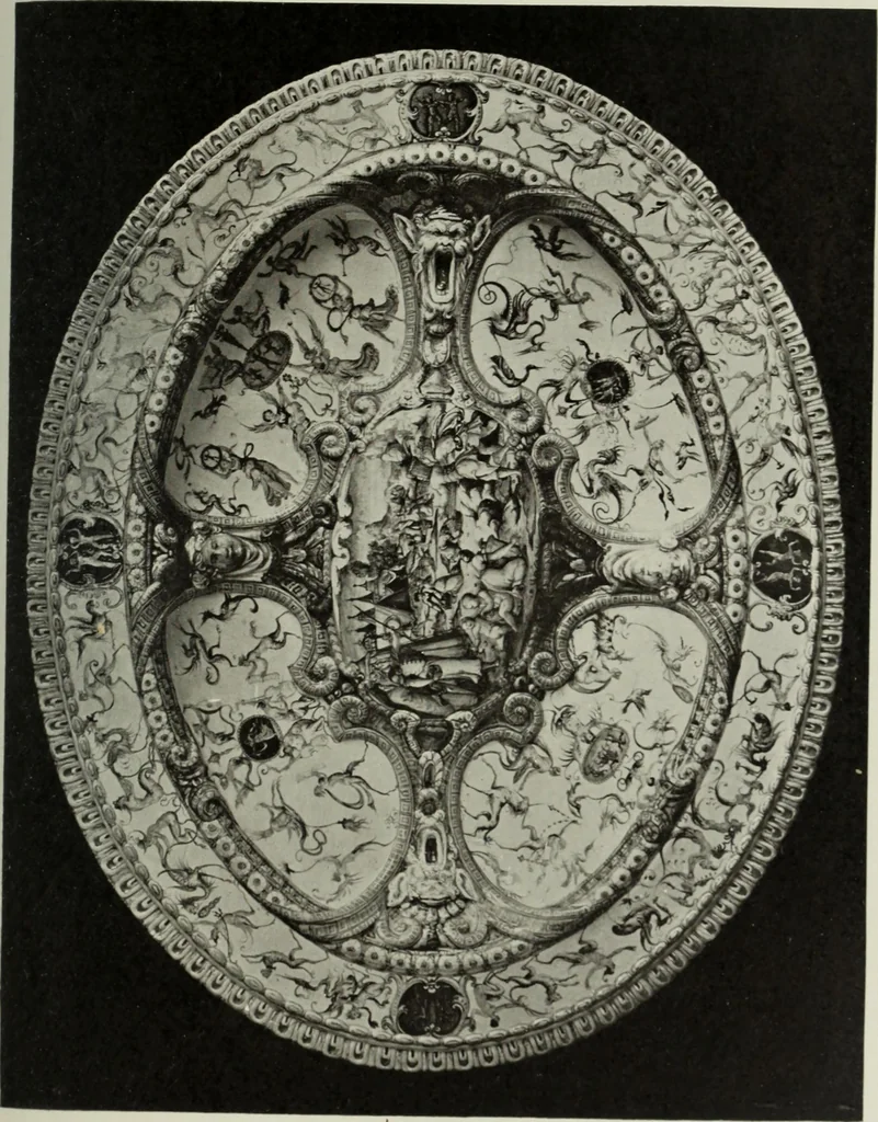 An illustration from A history and description of Italian majolica, 1907, leaf 332