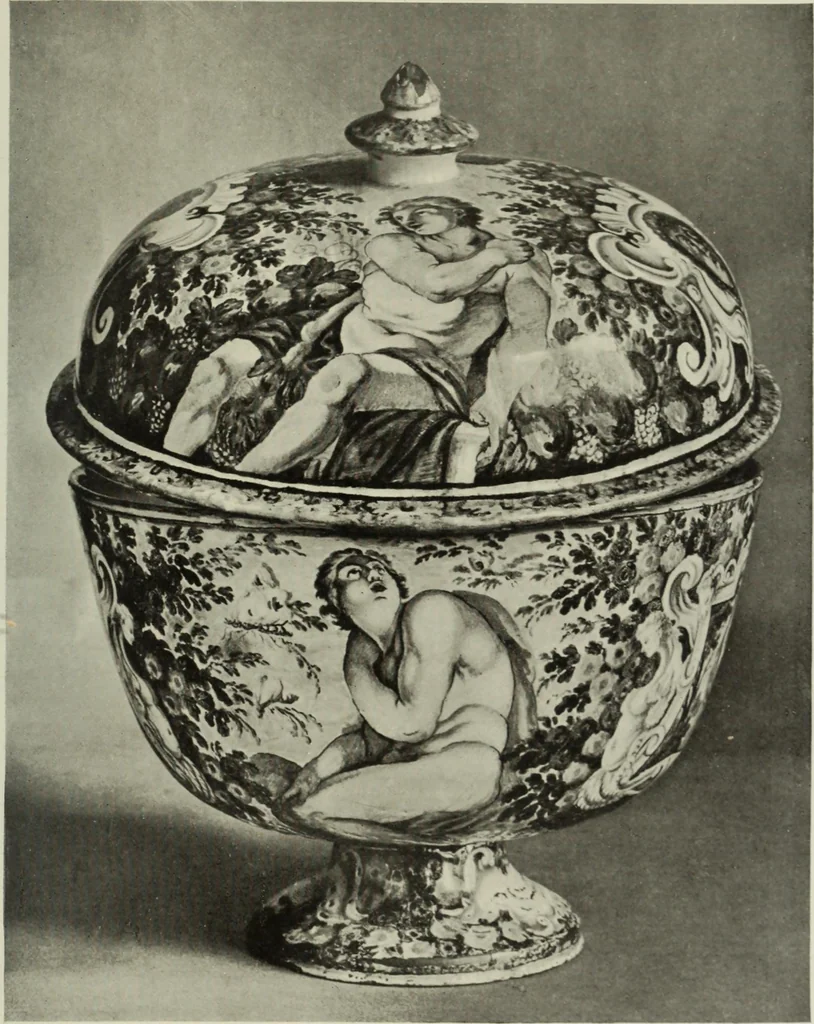 An illustration from A history and description of Italian majolica, 1907, leaf 398