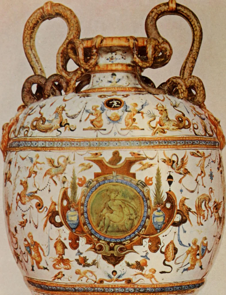 An illustration from A history and description of Italian majolica, 1907, leaf 9