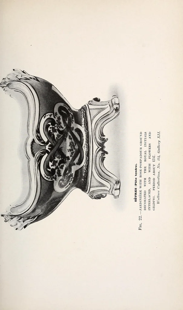 An illustration from A history and description of French porcelain, 1905, leaf 155