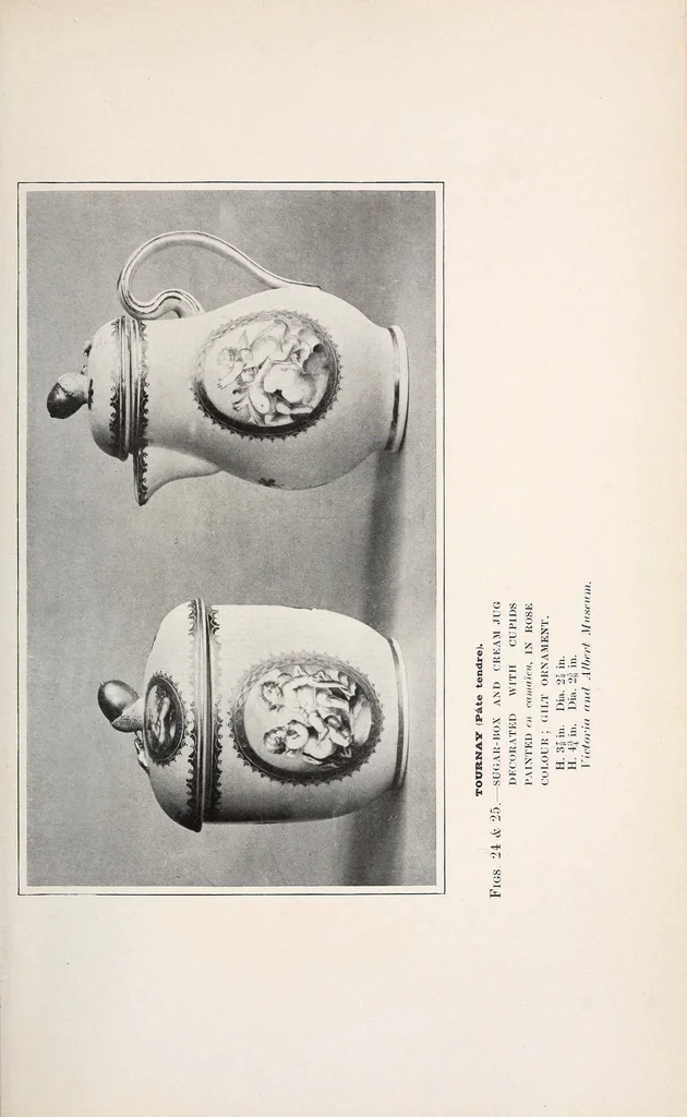 An illustration from A history and description of French porcelain, 1905, leaf 203