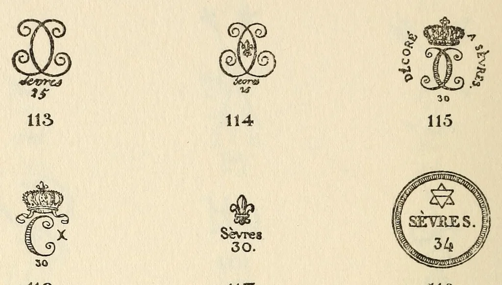 An illustration from A history and description of French porcelain, 1905, leaf 390