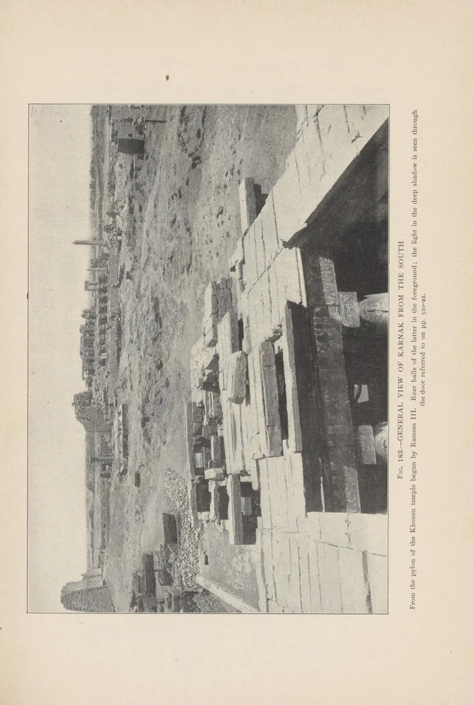 An illustration from A history of Egypt from the earliest times to the Persian conquest, 1905, leaf 743