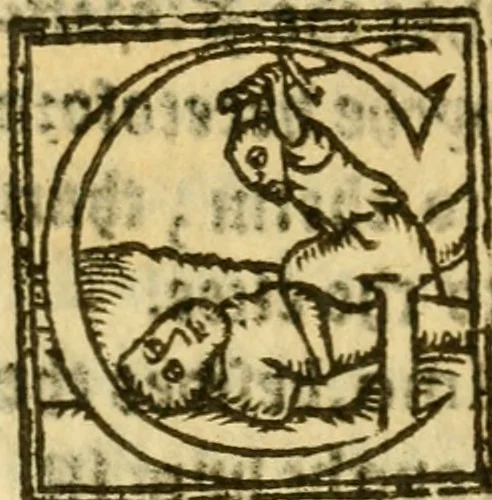 An illustration from The historye of Italye : a booke exceding profitable to be red: because it intreateth of the astate of many and dyuers common weales, how they haue bene, and now be gouerned, 1561, leaf 347