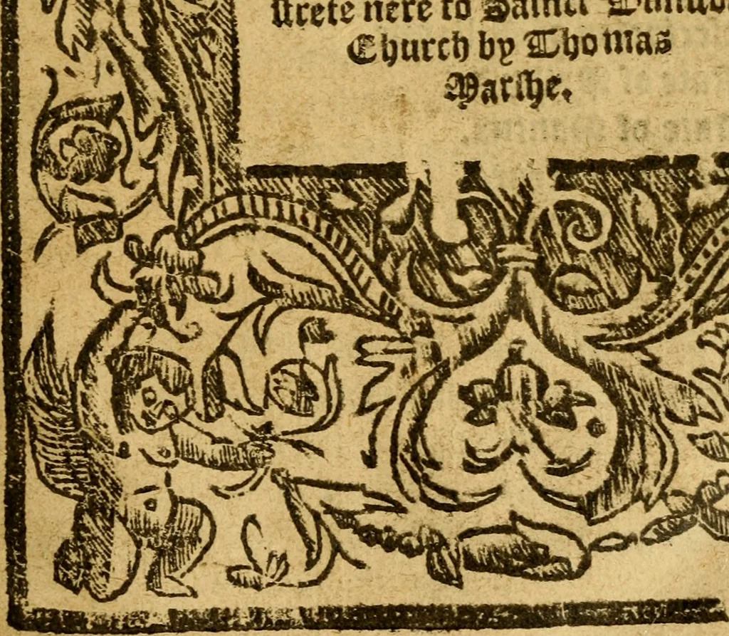 An illustration from The historye of Italye : a booke exceding profitable to be red: because it intreateth of the astate of many and dyuers common weales, how they haue bene, and now be gouerned, 1561, leaf 4