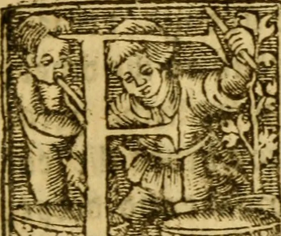 An illustration from The historye of Italye : a booke exceding profitable to be red: because it intreateth of the astate of many and dyuers common weales, how they haue bene, and now be gouerned, 1561, leaf 440