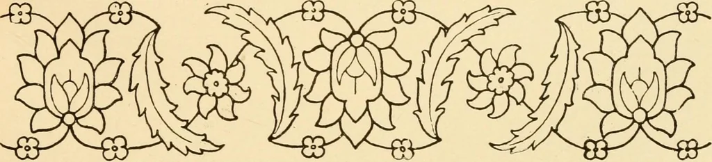 An illustration from History and manufacture of floor coverings, 1899, leaf 32