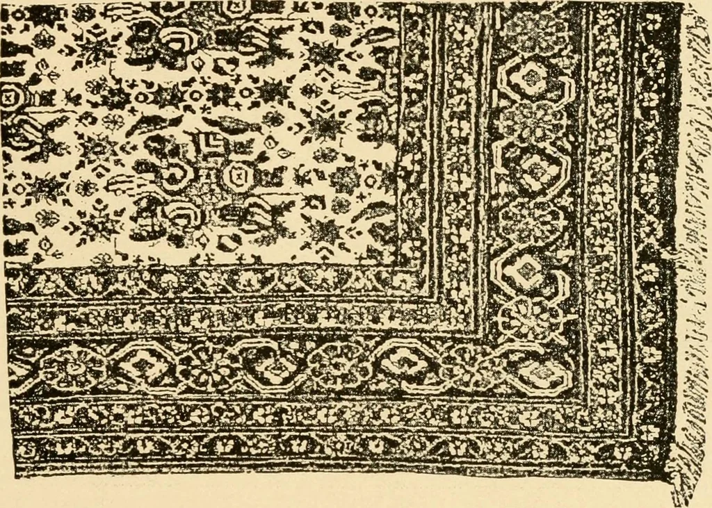 An illustration from History and manufacture of floor coverings, 1899, leaf 36