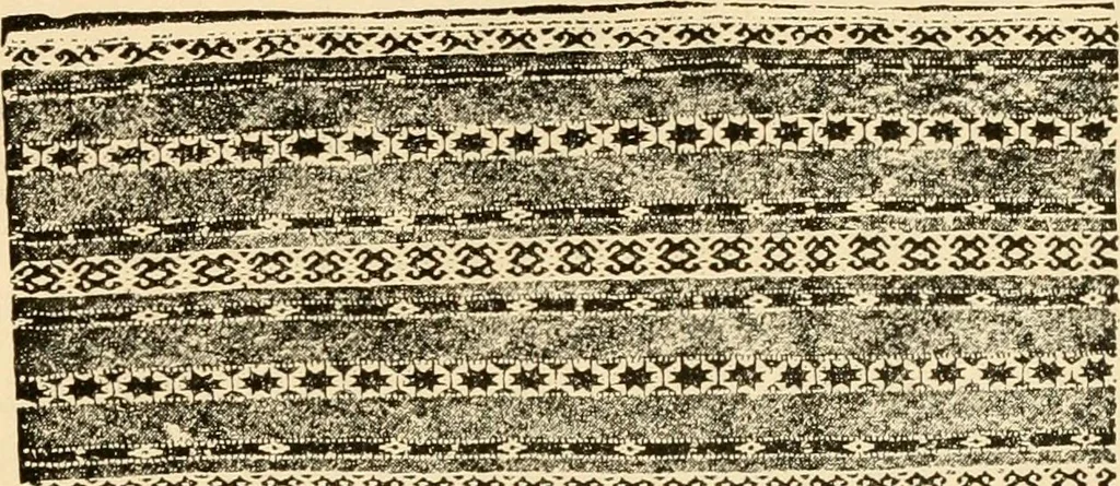 An illustration from History and manufacture of floor coverings, 1899, leaf 44