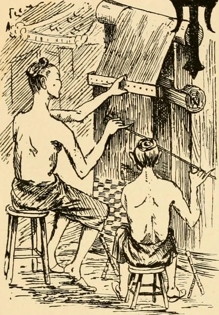 An illustration from History and manufacture of floor coverings, 1899, leaf 76