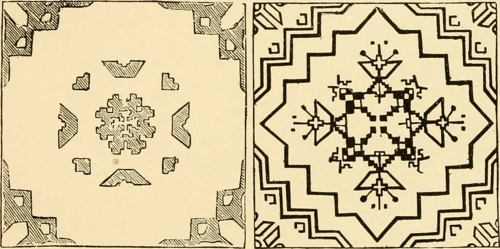 An illustration from History and manufacture of floor coverings, 1899, leaf 84