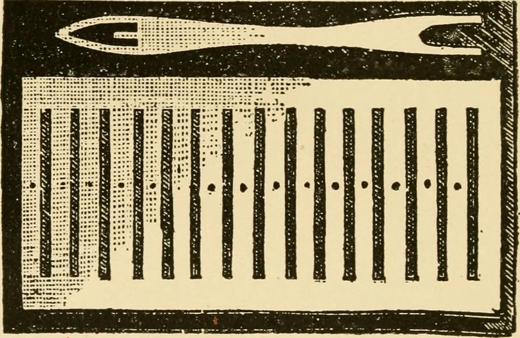 An illustration from History and manufacture of floor coverings, 1899, leaf 95