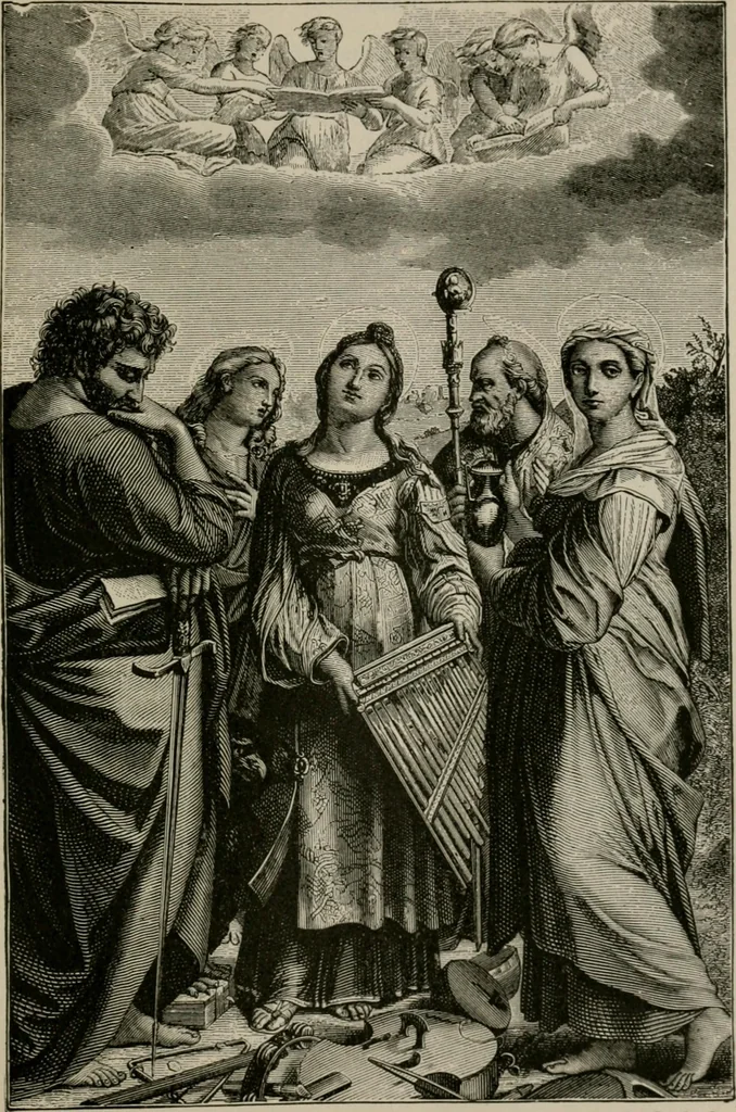 An illustration from An outline history of painting for beginners and students, with complete indexes and numerous full-page illustrations, 1902, leaf 130