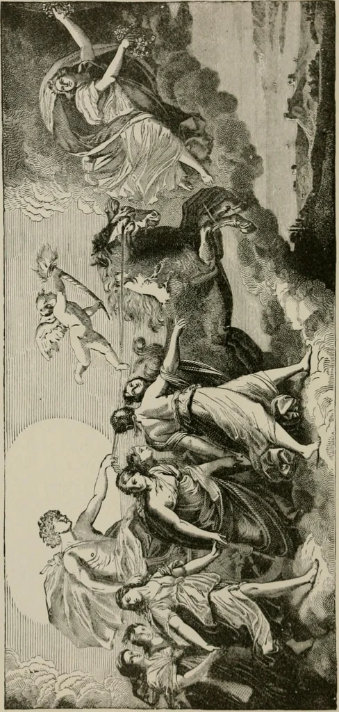An illustration from An outline history of painting for beginners and students, with complete indexes and numerous full-page illustrations, 1902, leaf 157
