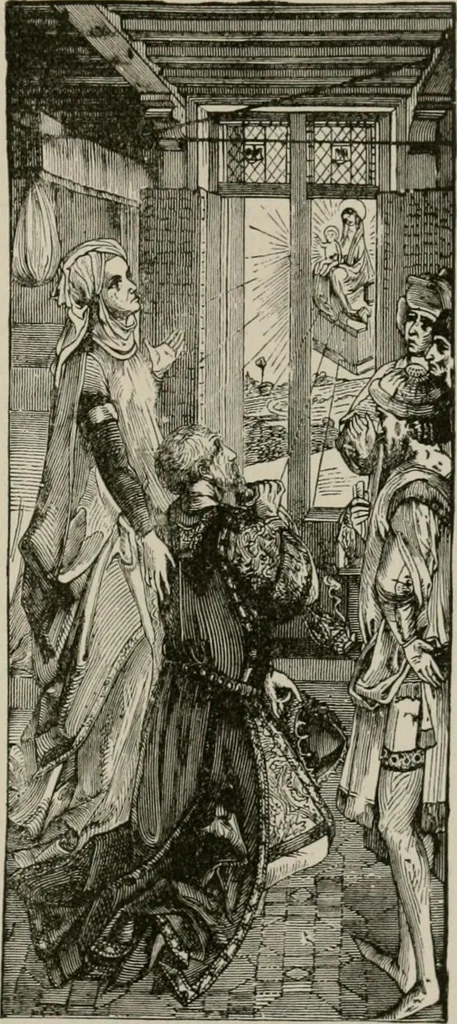 An illustration from An outline history of painting for beginners and students, with complete indexes and numerous full-page illustrations, 1902, leaf 172