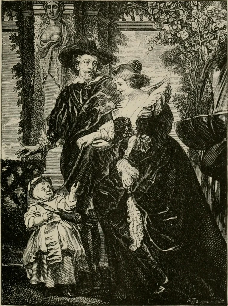 An illustration from An outline history of painting for beginners and students, with complete indexes and numerous full-page illustrations, 1902, leaf 176