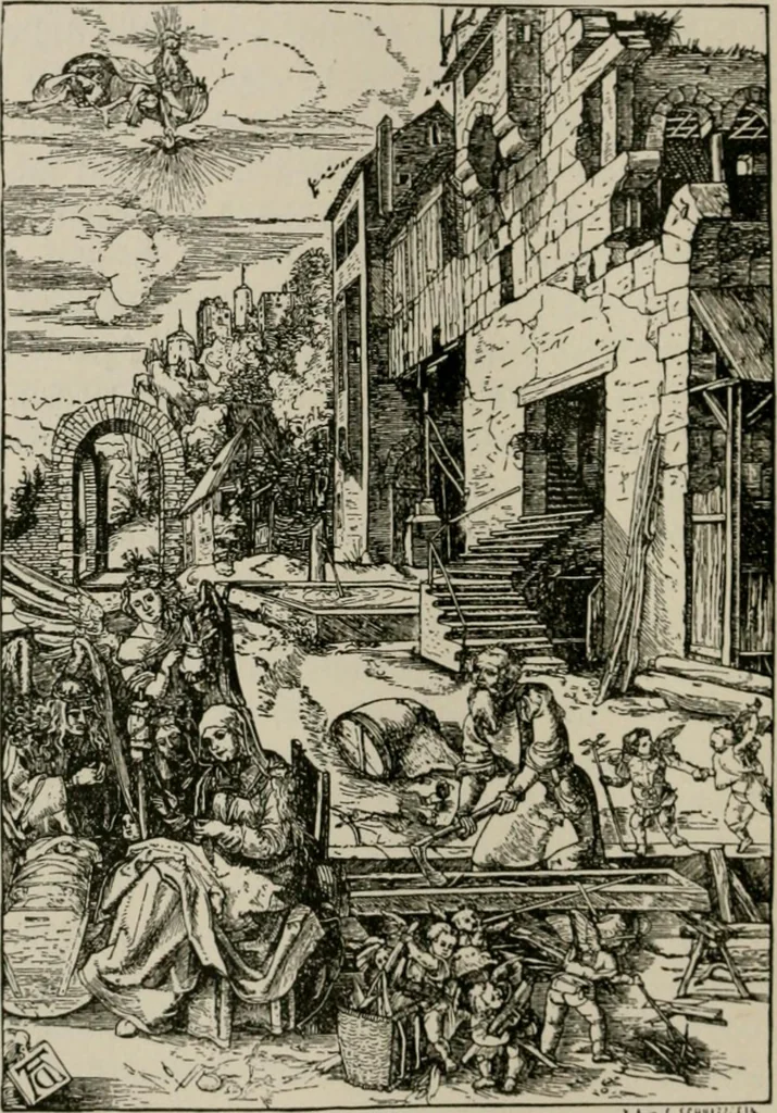 An illustration from An outline history of painting for beginners and students, with complete indexes and numerous full-page illustrations, 1902, leaf 209