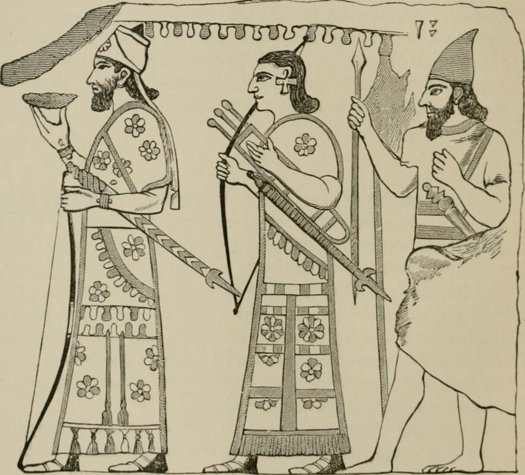 An illustration from An outline history of painting for beginners and students, with complete indexes and numerous full-page illustrations, 1902, leaf 23