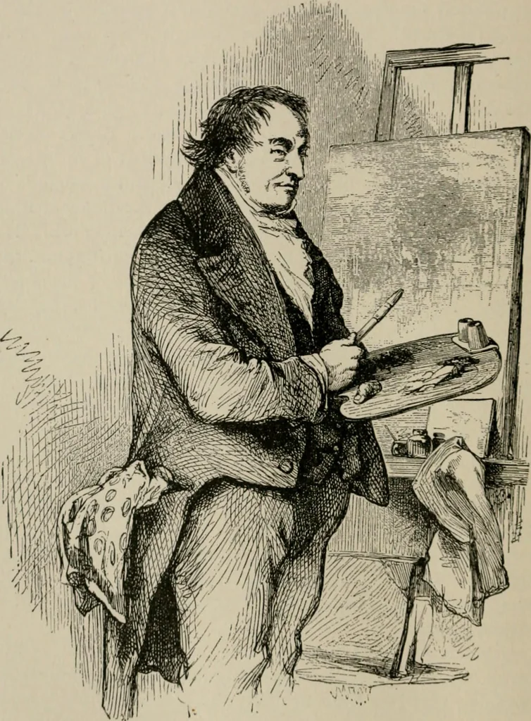 An illustration from An outline history of painting for beginners and students, with complete indexes and numerous full-page illustrations, 1902, leaf 285
