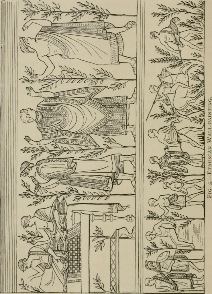 An illustration from An outline history of painting for beginners and students, with complete indexes and numerous full-page illustrations, 1902, leaf 35