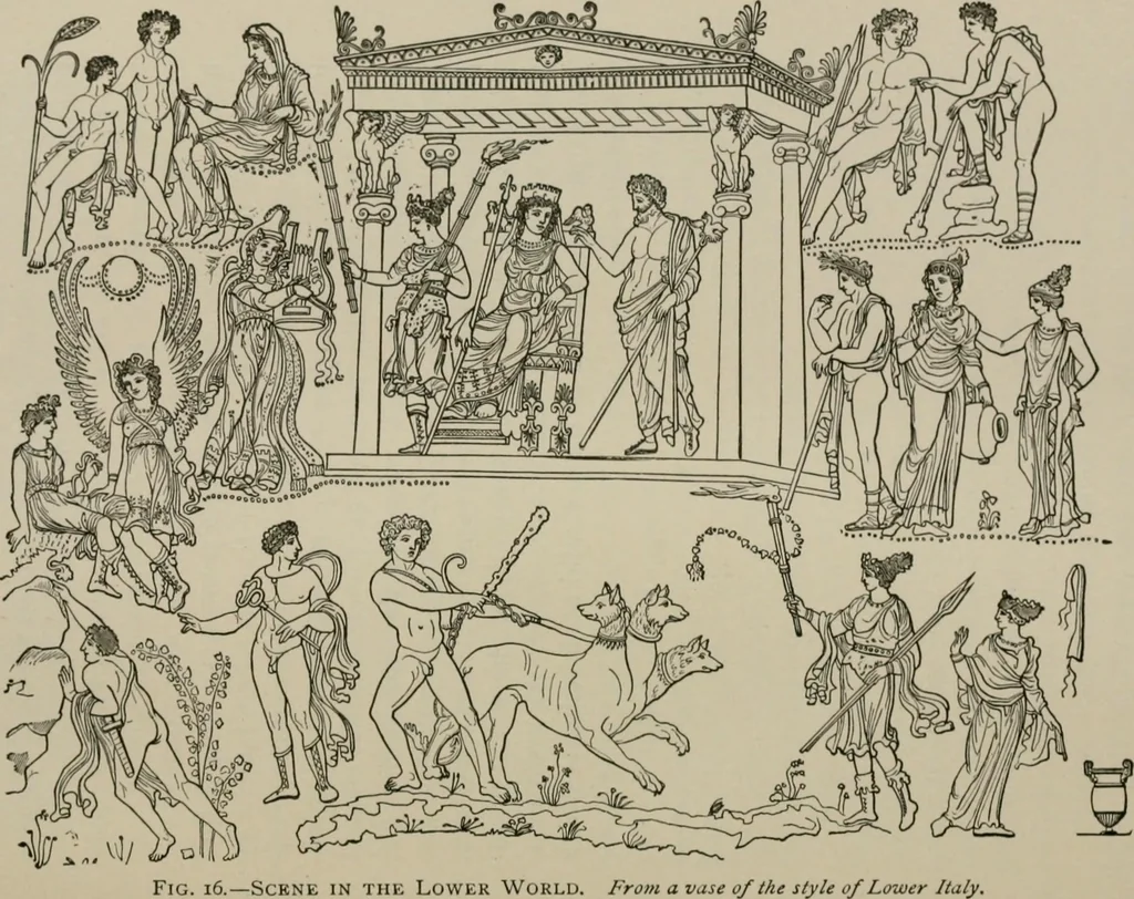 An illustration from An outline history of painting for beginners and students, with complete indexes and numerous full-page illustrations, 1902, leaf 52
