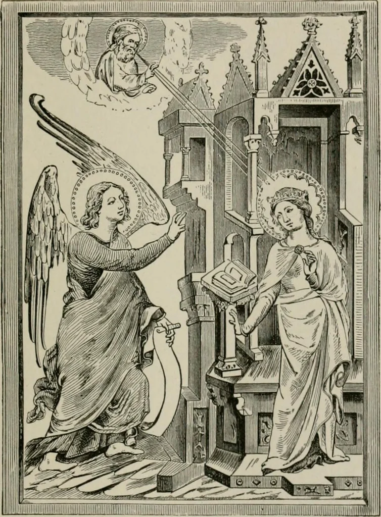 An illustration from An outline history of painting for beginners and students, with complete indexes and numerous full-page illustrations, 1902, leaf 72