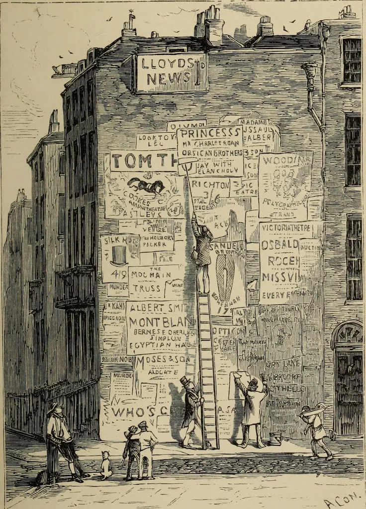 An illustration from A history of advertising, from the earliest times : illustrated by anecdotes, curious specimens, and biographical notes, 1874, leaf 50