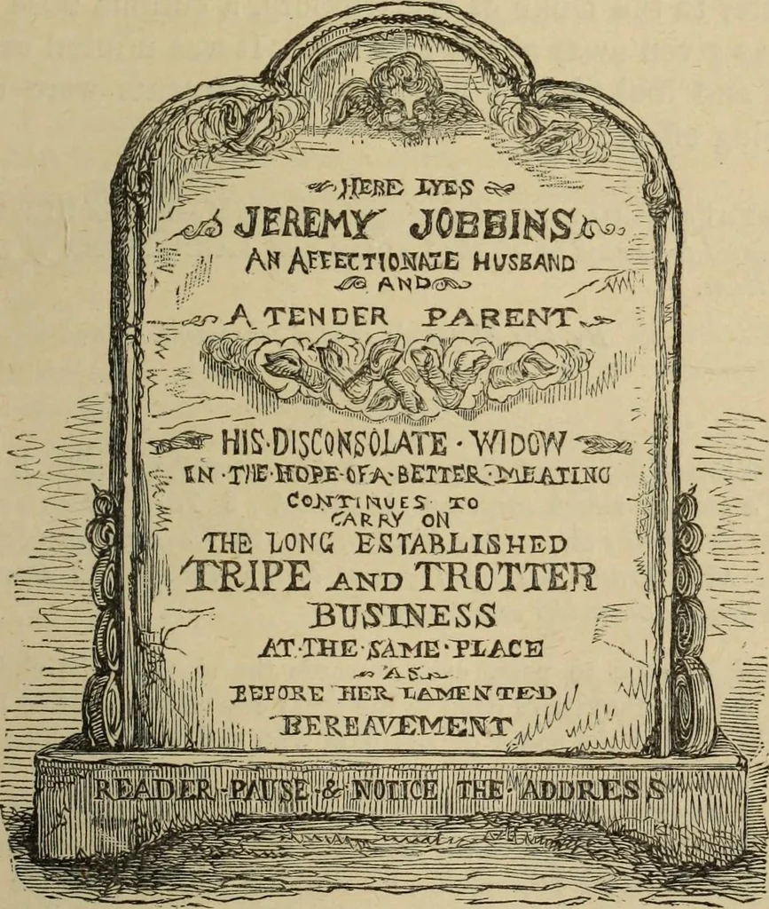 An illustration from A history of advertising, from the earliest times : illustrated by anecdotes, curious specimens, and biographical notes, 1874, leaf 578
