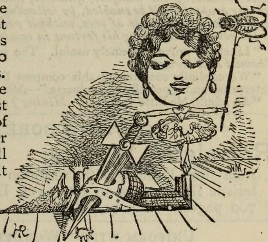 An illustration from A history of advertising, from the earliest times : illustrated by anecdotes, curious specimens, and biographical notes, 1874, leaf 690