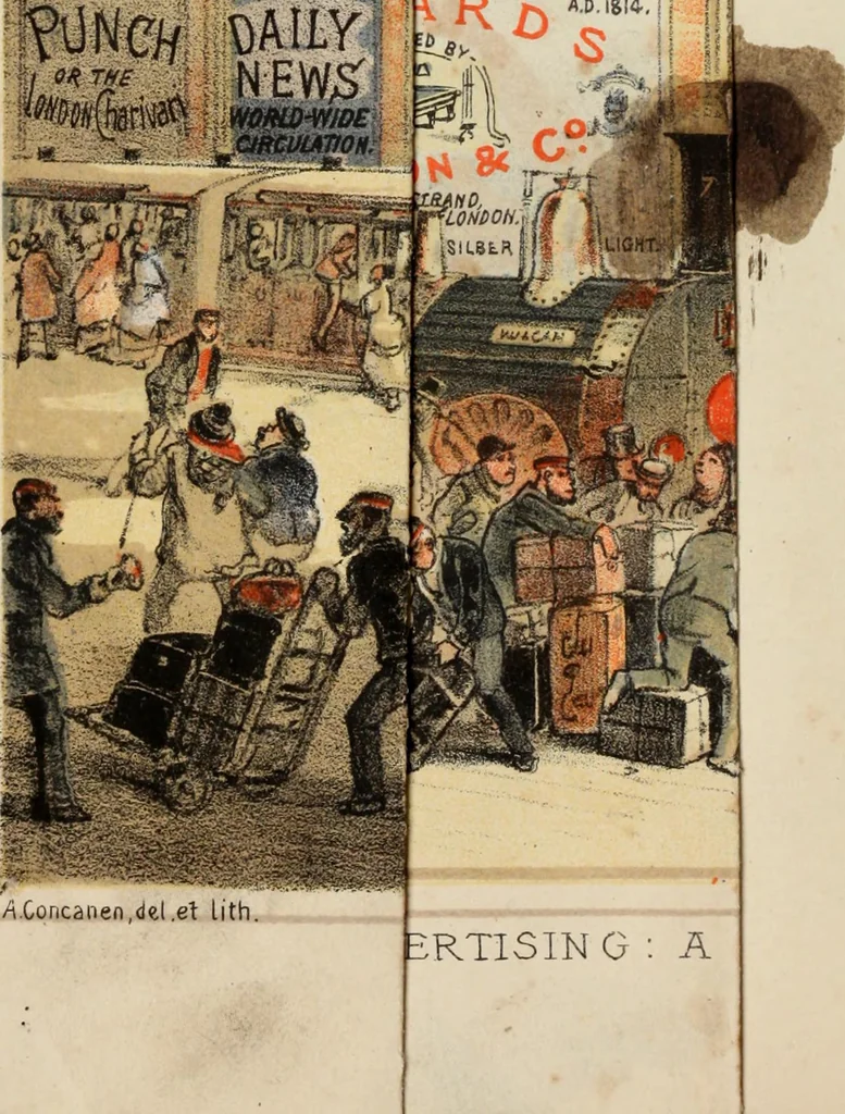 An illustration from A history of advertising from the earliest times : illustrated by anecdotes, curious specimens and biographical notes, 1874, leaf 11