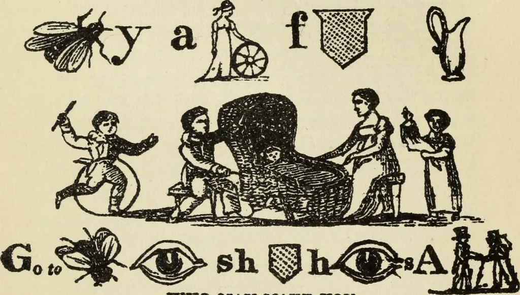 An illustration from A history of advertising from the earliest times : illustrated by anecdotes, curious specimens and biographical notes, 1874, leaf 498